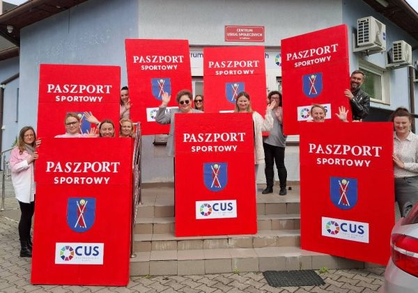 Pracownicy CUS z dużymi Sportowymi Paszportami