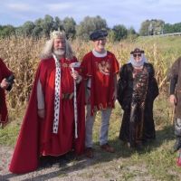 Reprezentacja Gminy Lubicz i Sołectwa Złotoria w kostiumach