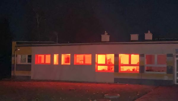 Dzienny Dom Senior+ w Gronowie podświetlony na czerwono