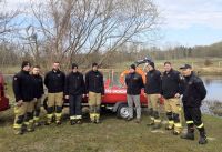 Strażacy OSP Gronowo i Młyniec I przy Drwęcy