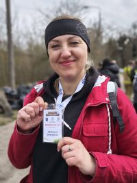 Koordynatorka akcji W Lubiczu Dolnym Kasia Zwierzyńska